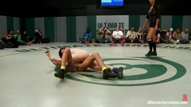 Three Hot Babes Wrestle Passionately Before Getting Steamy Together