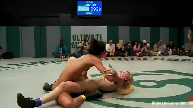 Three Hot Babes Wrestle Passionately Before Getting Steamy Together