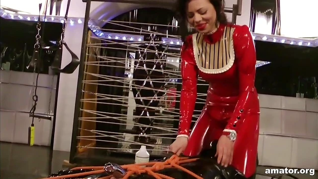 Lady Ashley's Latex Fantasy BDSM Adventure With Her Perfect Slave