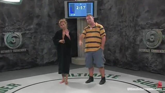 Professional Nudity Wrestling Showcases Two Hot Girls Fighting Sensually