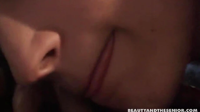 Dominant Teen Teases Old Man Before Ripping His Cock Apart