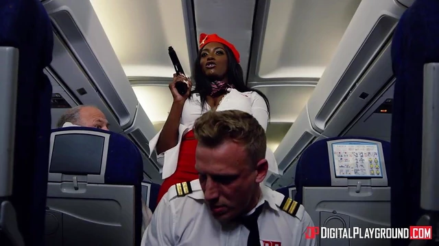 Sizzling Pilot Gets His Cock Pulsating With Aletta & Jai Together