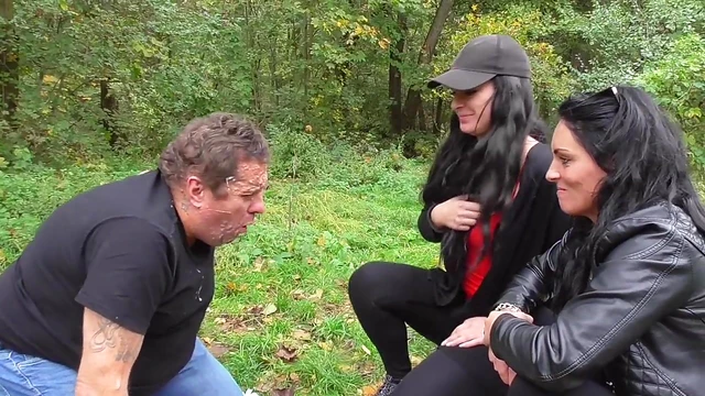 German Spit-Faced Brats Submit to Rough Oral Pleasure Sessions