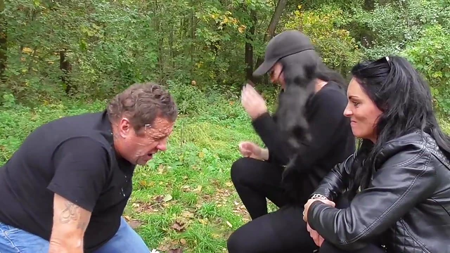 German Spit-Faced Brats Submit to Rough Oral Pleasure Sessions