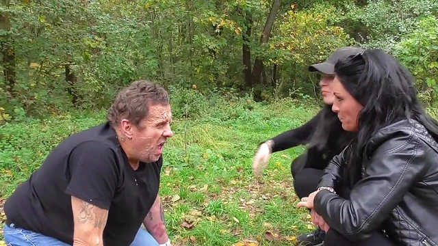 German Spit-Faced Brats Submit to Rough Oral Pleasure Sessions