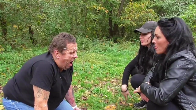 German Spit-Faced Brats Submit to Rough Oral Pleasure Sessions