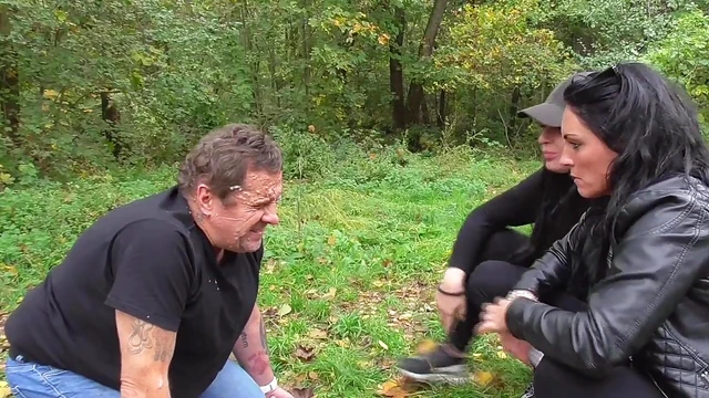 German Spit-Faced Brats Submit to Rough Oral Pleasure Sessions