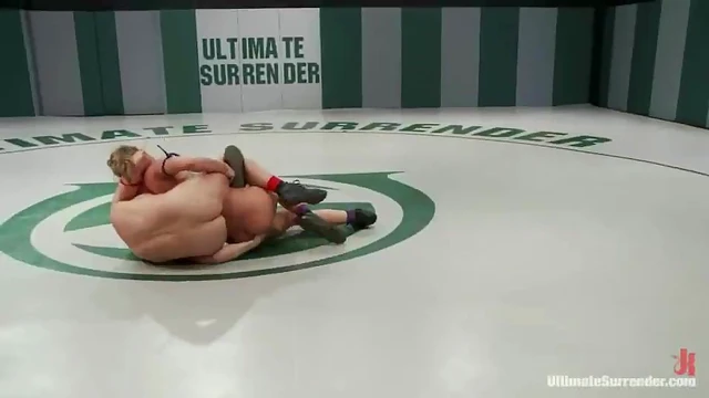 Red Team Babes Tag Teaming Blue Team Babe for Unstoppable Action