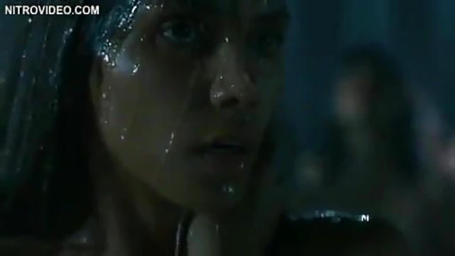 Sensual Halle Berry Loses It Under Pouring Water's Steamy Temptation