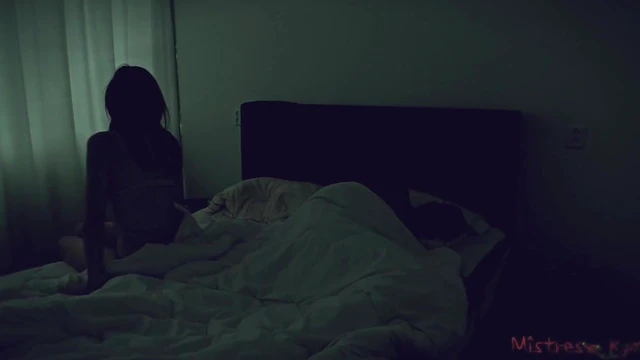 Dominant Mistress Facesits Chastised Submissive Slave Manually