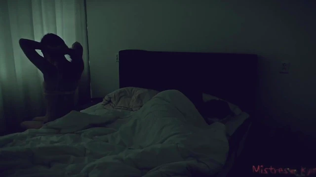 Dominant Mistress Facesits Chastised Submissive Slave Manually