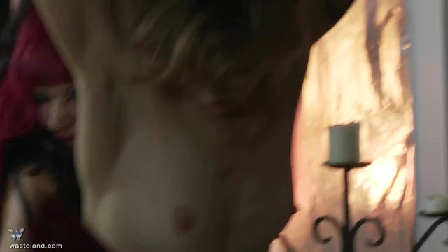 Submissive Slender Babe Moans Loudly Under Mistress's Toy Punishment