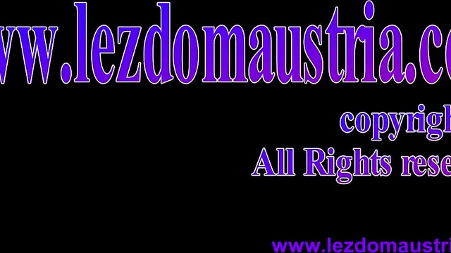 Lesbian Domme Commands Submissive Lover's Pleasure During Rough Sex Playtime