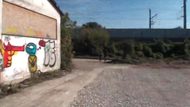 Bratty Girls Force Homeless Guy into Submissive Sex Acts Outdoors