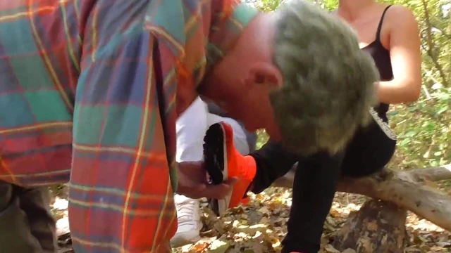 Seductive Foot Domination by Sexy Goddess Teases Submissive Slave's Dreams