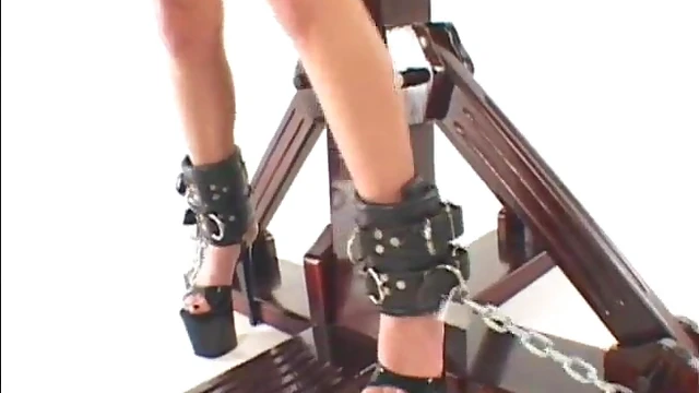 Slim Bound Chick Gets Pussy Fingered by Masked Mistress Expertly