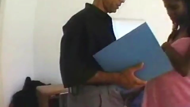 Sexy Pregnant Ebony Girl Tickles His Cock Before Tit Fuck Bliss