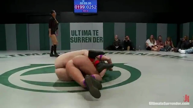 Bikini Babes Wrestle Seductively Before Hot Sex Action Begins Now