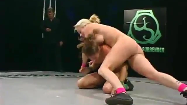 Slim Fighters Wrestle in Ring Before Hot Post-Match Sex Session