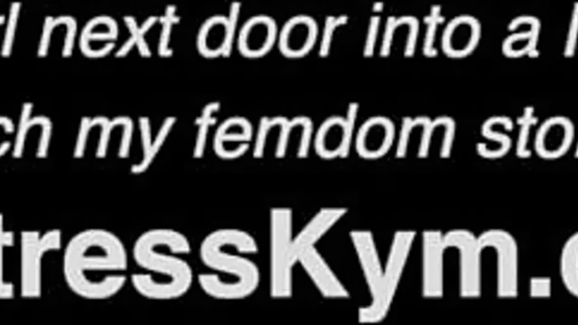 Dominant Mistresst Kym Demands Submissive Pussy Worship Before Action