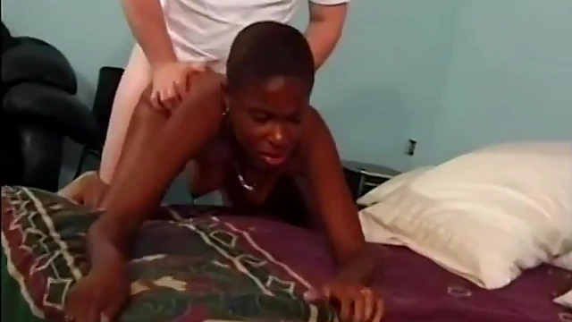 Cute Ebony Ricky Takes Older Guy's Big Cock In Hot Interracial Fuckfest