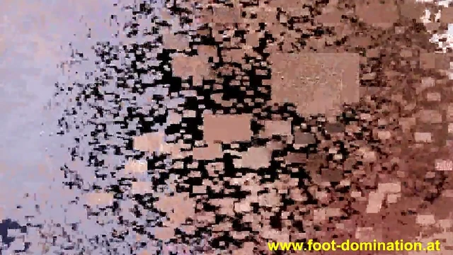 Seductive FemDom Commands Submissive Slave's Foot Worship Ritual