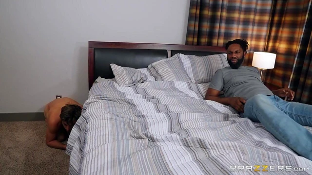 Sizzling Tattooed Halle Hayes Gets Hard Sex With Friend On The Bed