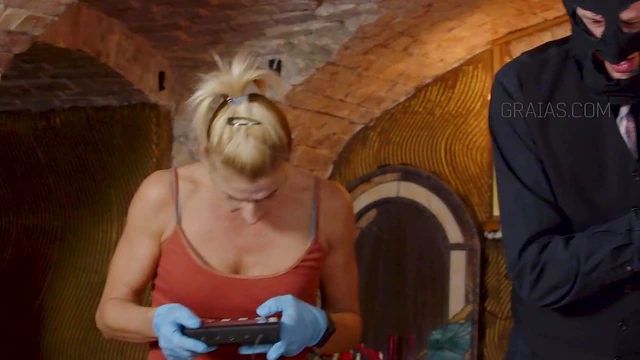 Passionate Lady Lena Spanks Horny Boyfriend Before Steamy Sex