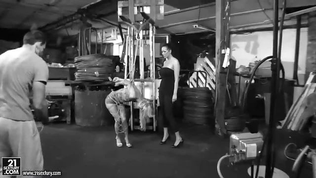 Passionate Lesbian Dominance Captured Exquisitely in Monochrome