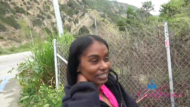 Sizzling Brunette Ebony Gets Fucked Hard from Behind by Loving Partner