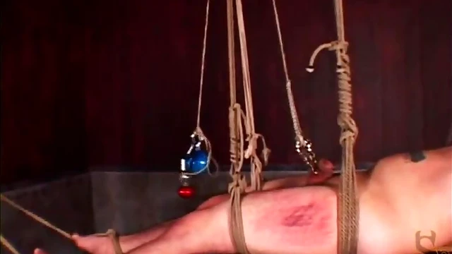 Wicked Mistress Ties Up & Tortures Her Slave In The Dungeon Hard