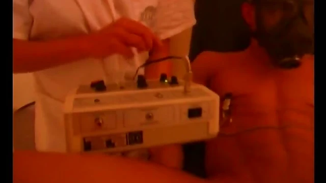 Sizzling Nurse Gets Zapped and Fucked by Electric Toy Patient