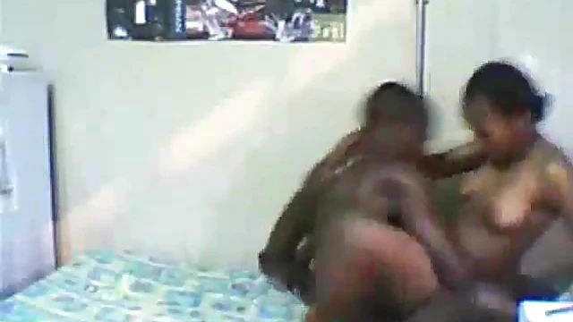 Passionate Ebony GF Gets Roughly Fucked By Her Black Lover