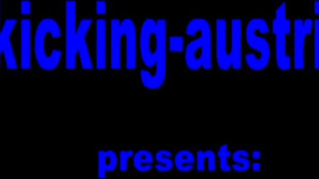 Cruel Nicole Kicks Her Submissive Slave's Balls Brutally Hard