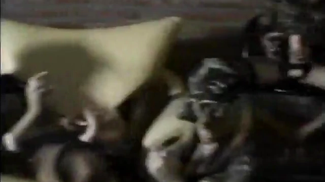 Dominant Femdom Guard Punishes Submissive prisoner with Powerful strapon Action