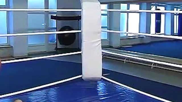 Blonde Beauty Wrestles Hot Dude Before Ring Sex Showdown