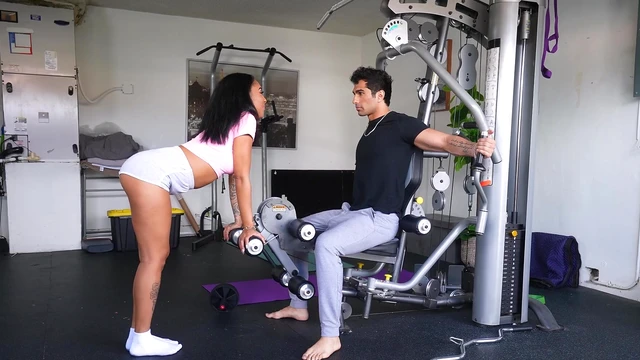 Guy Fucks Girlfriend Hard During Steamy Gym Sex Scene