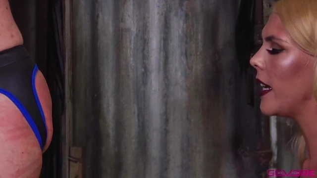 Misstress Bella Bathory Eagerly Awaits Her Lover's Spanking Punishment Desire