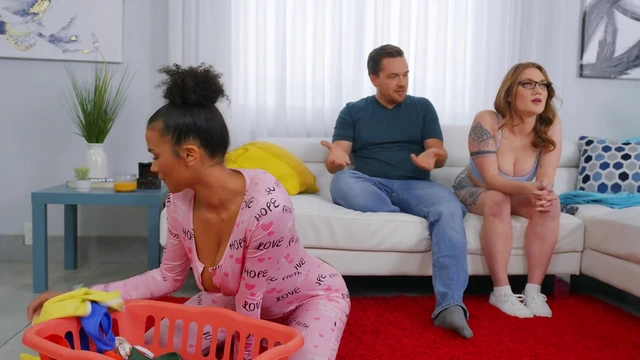 Naughty Aria Kai & Alina Ali Enjoy Steamy Lesbian Sex In Homemade Video