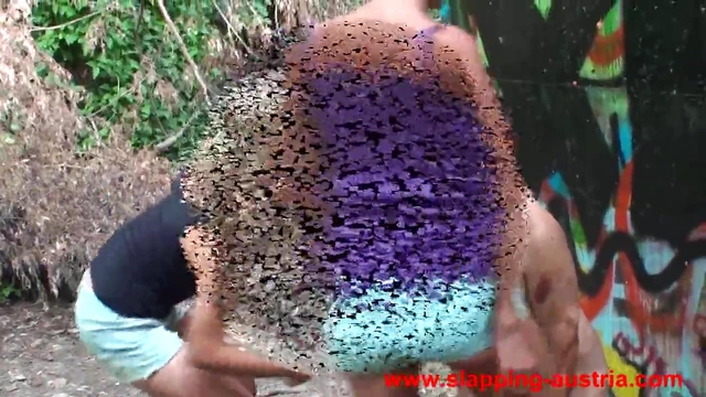 Dominant Mistress Commands Submissive Slave for Harsh Spanking