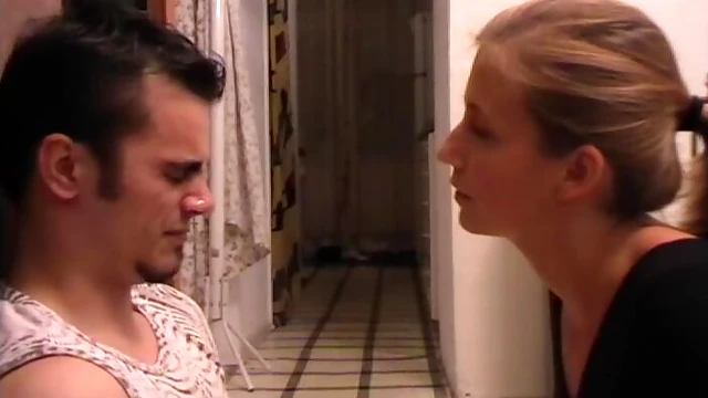 Intense Slap & Spit Game Leaves Slave Richie Begging for More Pain