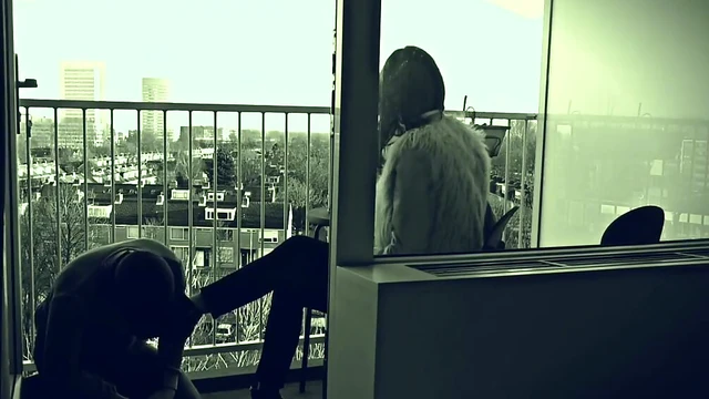 Submissive Shoe Worshipper Licks Mistress's High Heels Passionately