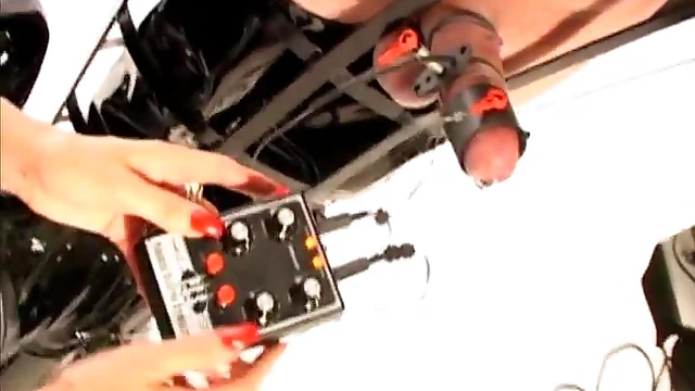 Mistress Dominates Sexy Man's Muscular Body While He's Bound Tight