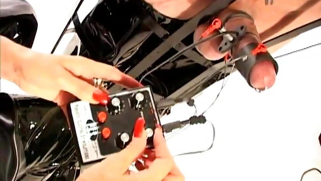 Mistress Dominates Sexy Man's Muscular Body While He's Bound Tight