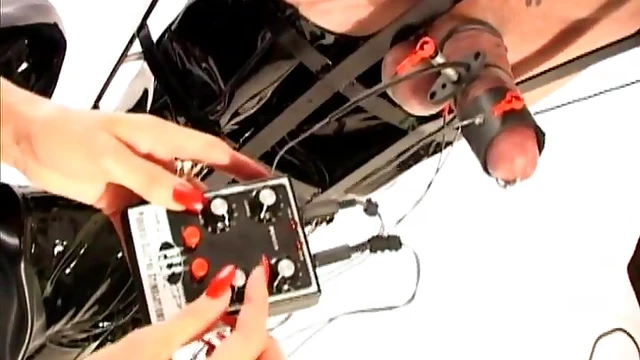 Mistress Dominates Sexy Man's Muscular Body While He's Bound Tight