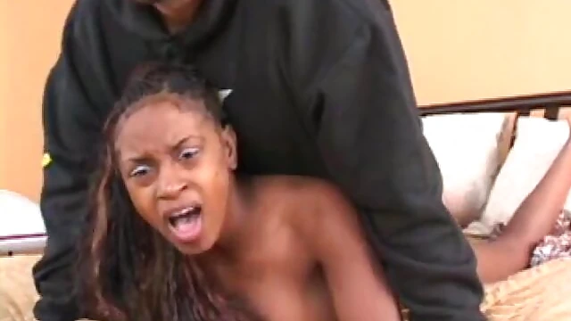 Sizzling Sex Scene: Holding Her Hips While Plowing Her Black Pussy