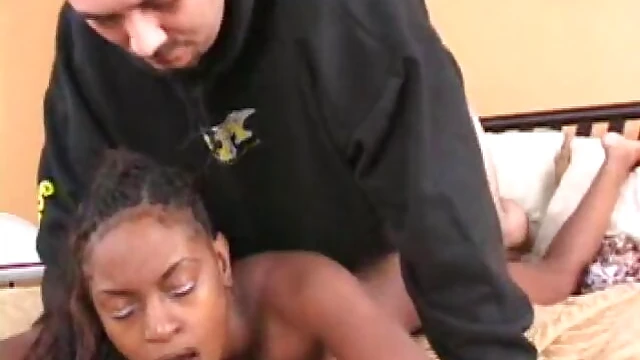 Sizzling Sex Scene: Holding Her Hips While Plowing Her Black Pussy