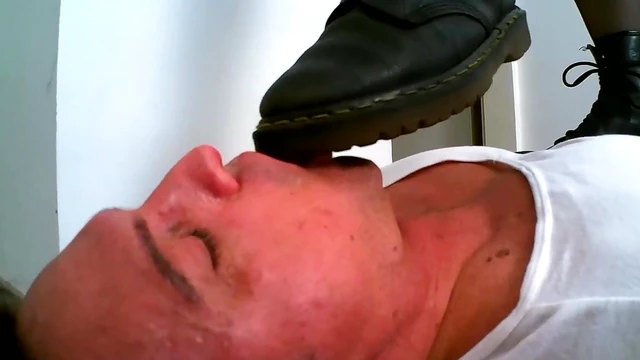Doc Martens Boots Crush Her Lover's Balls in Seductive Trample Scene