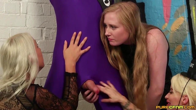 Dude Tied Up & Pleasured By Kinky Chicks - Princess Eve Dominates Him Thoroughly