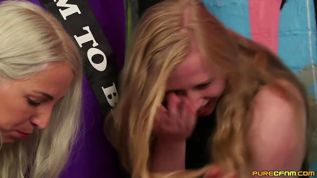 Dude Tied Up & Pleasured By Kinky Chicks - Princess Eve Dominates Him Thoroughly